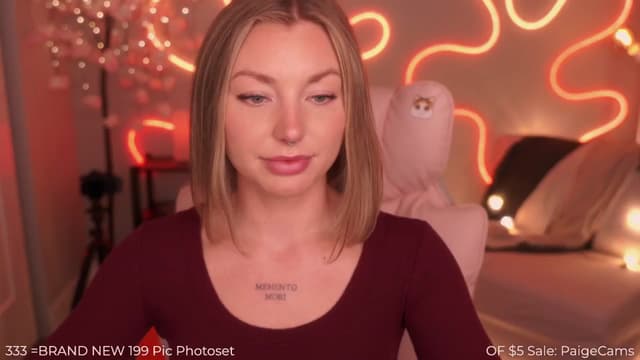 Gallery image thumbnail from Paige's myfreecams stream on, 04/12/2025, 04:48 image 1 of 20