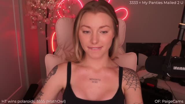 Gallery image thumbnail from Paige's myfreecams stream on, 06/27/2025, 01:29 image 13 of 20
