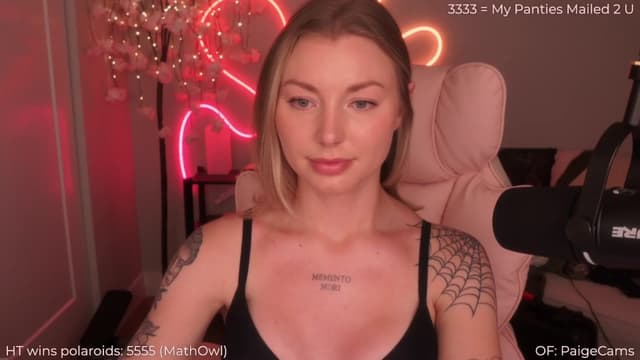 Gallery image thumbnail from Paige's myfreecams stream on, 06/27/2025, 01:29 image 19 of 20