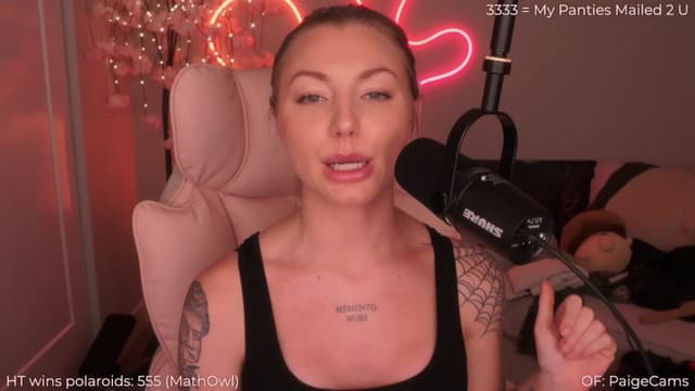 Gallery image thumbnail from Paige's myfreecams stream on, 06/28/2025, 04:21 image 6 of 20