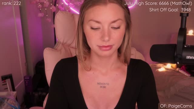 Gallery image thumbnail from Paige's myfreecams stream on, 07/27/2025, 23:54 image 1 of 20