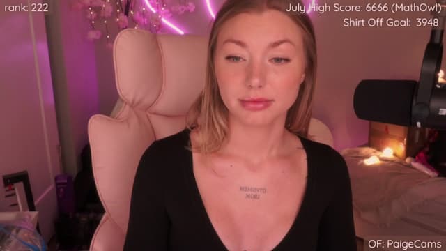 Gallery image thumbnail from Paige's myfreecams stream on, 07/27/2025, 23:54 image 2 of 20