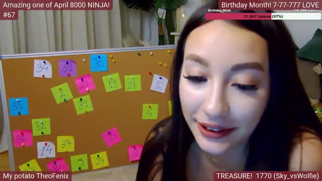 Gallery image thumbnail from SkyV_'s myfreecams stream on, 04/11/2024, 19:31 image 2 of 20