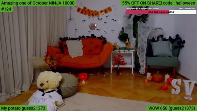Gallery image thumbnail from SkyV_'s myfreecams stream on, 10/29/2024, 20:37 image 6 of 20