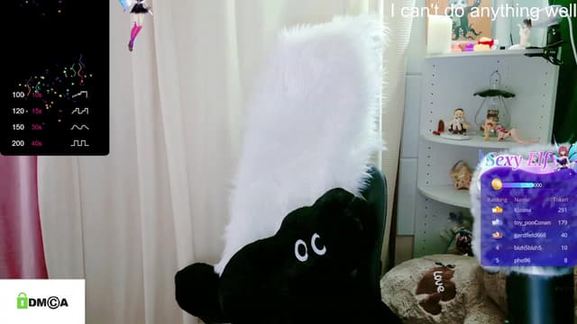 Gallery image thumbnail from meows's myfreecams stream on, 01/14/2024, 07:37 image 11 of 20