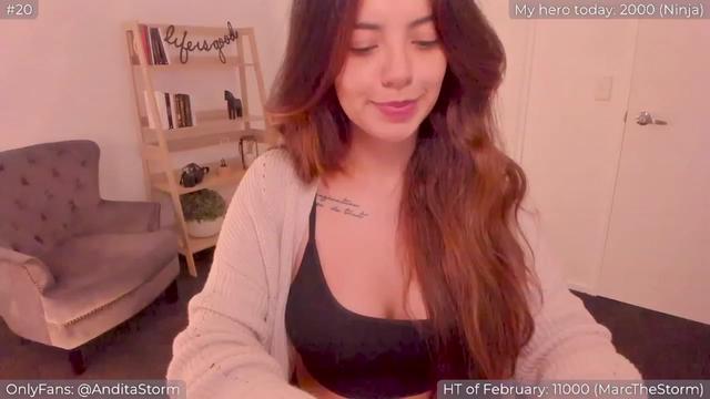 Gallery image thumbnail from AnditaStorm's myfreecams stream on, 02/19/2024, 04:15 image 19 of 20