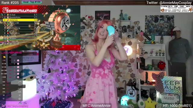 Gallery image thumbnail from AnimeAnnie's myfreecams stream on, 12/19/2023, 04:22 image 4 of 20