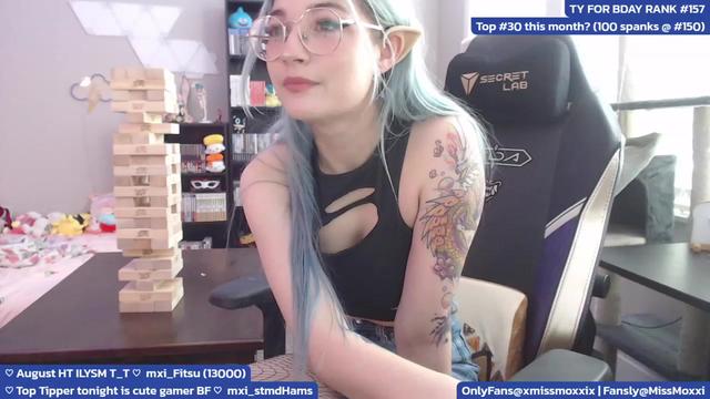 Gallery image thumbnail from BdayMoxxi's myfreecams stream on, 08/27/2023, 24:33 image 5 of 20