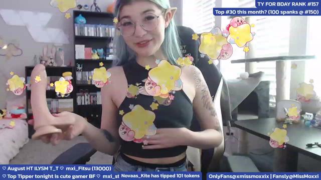 Gallery image thumbnail from BdayMoxxi's myfreecams stream on, 08/27/2023, 24:33 image 6 of 20