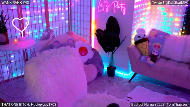 Gallery image thumbnail from Kati3Kat's myfreecams stream on, 08/14/2023, 06:38 image 1 of 20