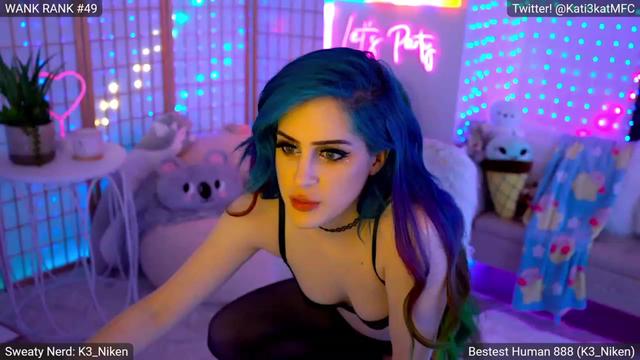 Gallery image thumbnail from Kati3Kat's myfreecams stream on, 09/06/2023, 07:10 image 1 of 20