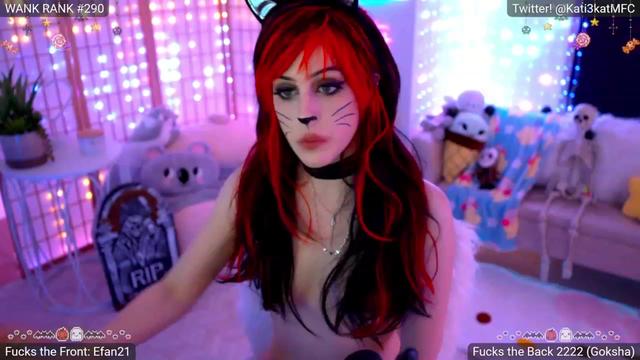 Gallery image thumbnail from Kati3Kat's myfreecams stream on, 10/04/2023, 07:20 image 15 of 20