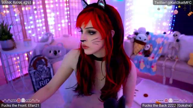 Gallery image thumbnail from Kati3Kat's myfreecams stream on, 10/04/2023, 07:20 image 17 of 20