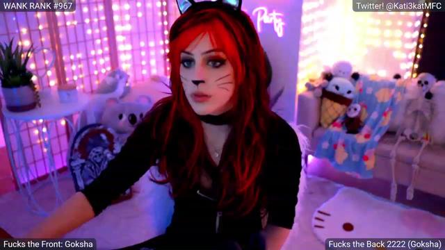 Gallery image thumbnail from Kati3Kat's myfreecams stream on, 10/04/2023, 07:20 image 1 of 20