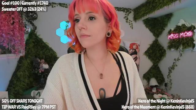 Gallery image thumbnail from MissMao's myfreecams stream on, 03/09/2024, 05:02 image 1 of 20