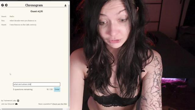Gallery image thumbnail from RoomToAvoid's myfreecams stream on, 04/11/2024, 06:39 image 10 of 20