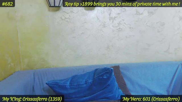 Gallery image thumbnail from SensualCrissa's myfreecams stream on, 05/29/2023, 12:08 image 1 of 20