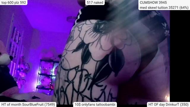 Gallery image thumbnail from Tattoobambi's myfreecams stream on, 03/24/2024, 04:39 image 6 of 20