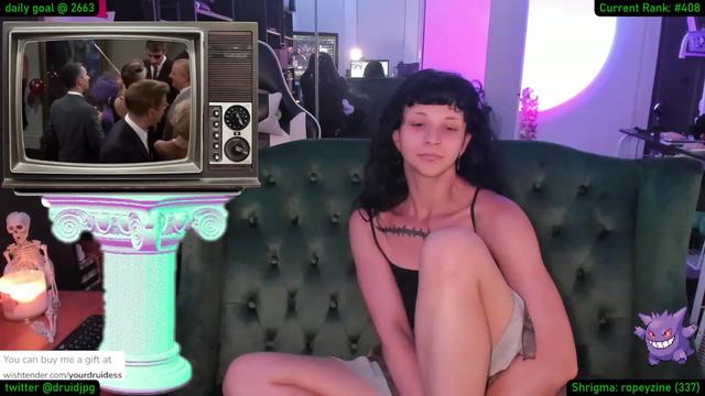 Gallery image thumbnail from YourDruidess's myfreecams stream on, 08/23/2023, 02:55 image 11 of 20