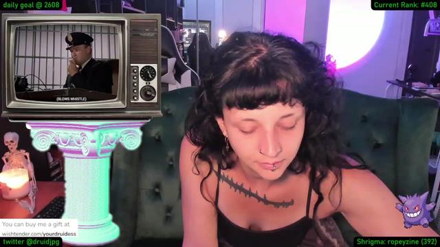 Gallery image thumbnail from YourDruidess's myfreecams stream on, 08/23/2023, 02:55 image 15 of 20
