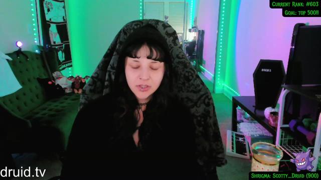 Gallery image thumbnail from druidjpg's myfreecams stream on, 03/19/2024, 05:23 image 20 of 20