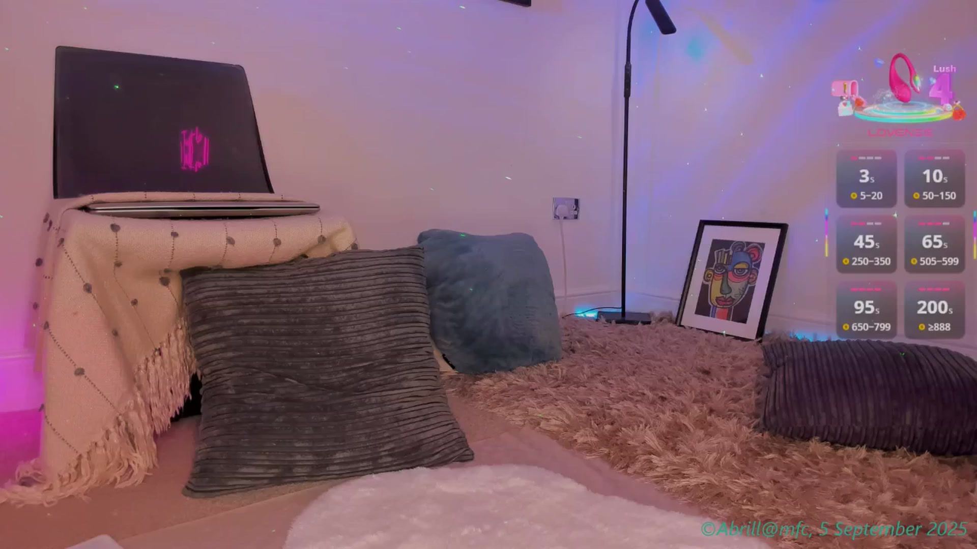 Gallery image thumbnail from ABRILL's myfreecams stream on, 09/05/2025, 20:52 image 9 of 20