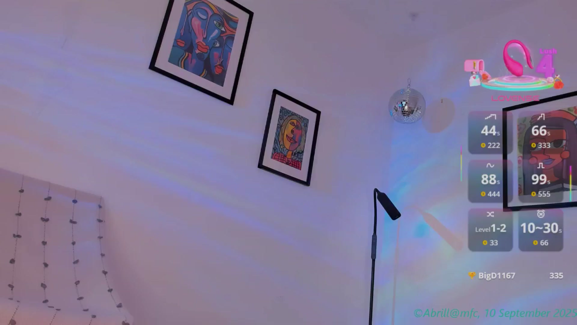 Gallery image thumbnail from ABRILL's myfreecams stream on, 09/10/2025, 16:17 image 8 of 20