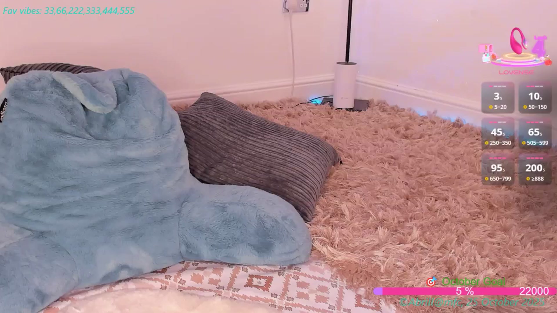 Gallery image thumbnail from ABRILL's myfreecams stream on, 10/25/2025, 18:54 image 1 of 20