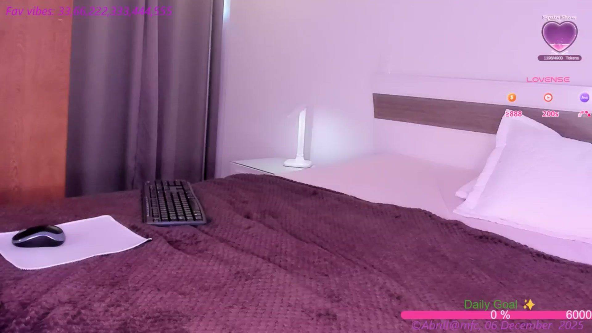 Gallery image thumbnail from ABRILL's myfreecams stream on, 12/06/2025, 19:19 image 4 of 20