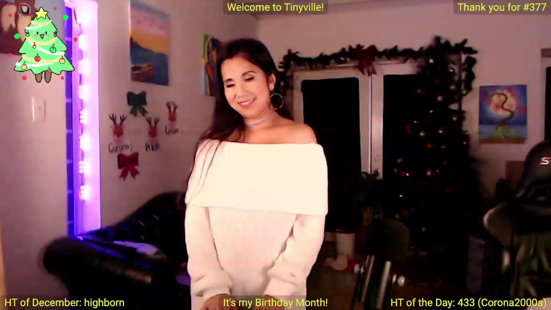 Gallery image thumbnail from ATinyCassie's myfreecams stream on, 12/16/2023, 05:53 image 4 of 20