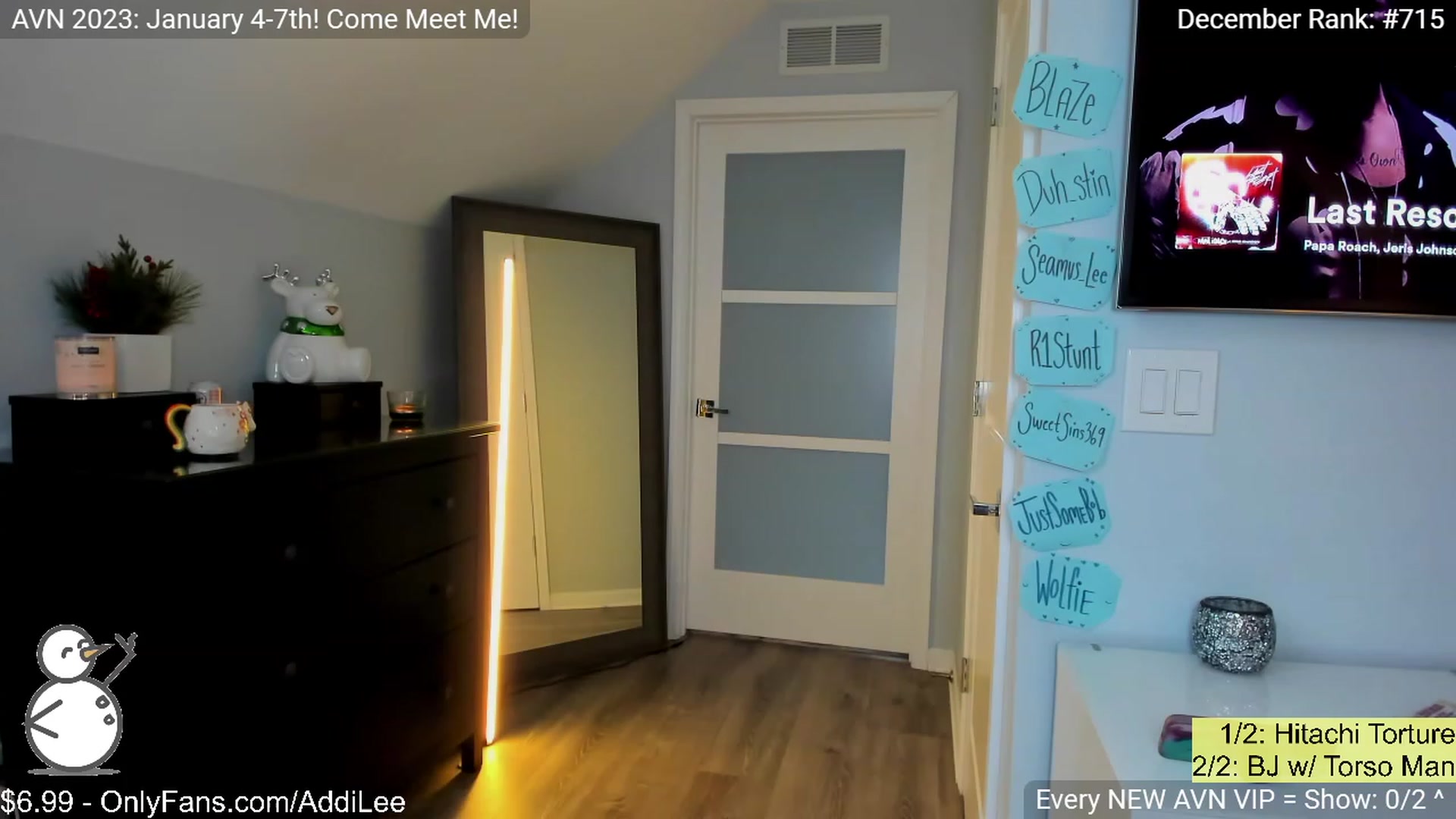 Gallery image thumbnail from AddiLee's myfreecams stream on, 12/12/2022, 20:21 image 7 of 20