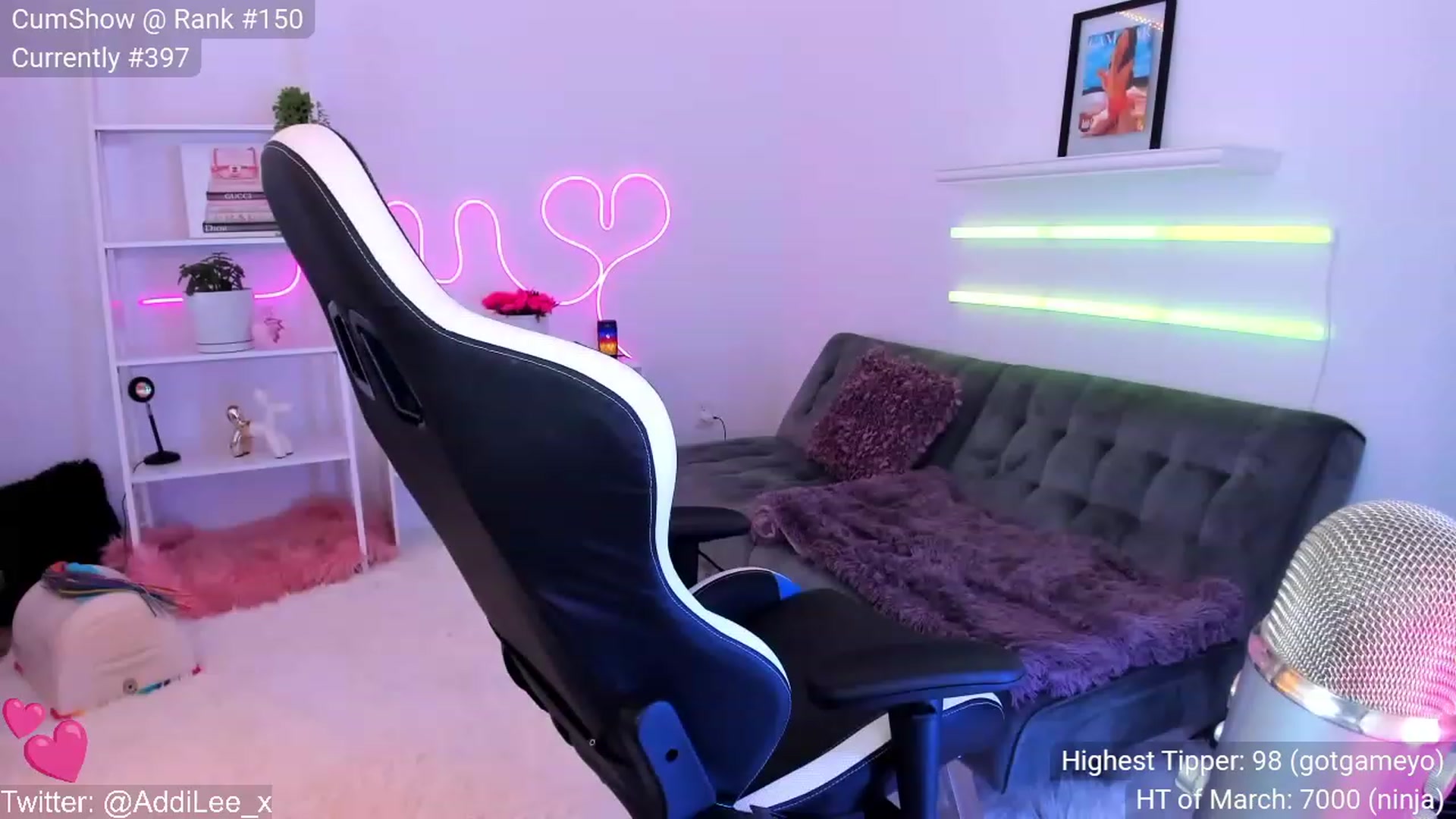 Gallery image thumbnail from AddiLee's myfreecams stream on, 03/06/2023, 23:43 image 6 of 20