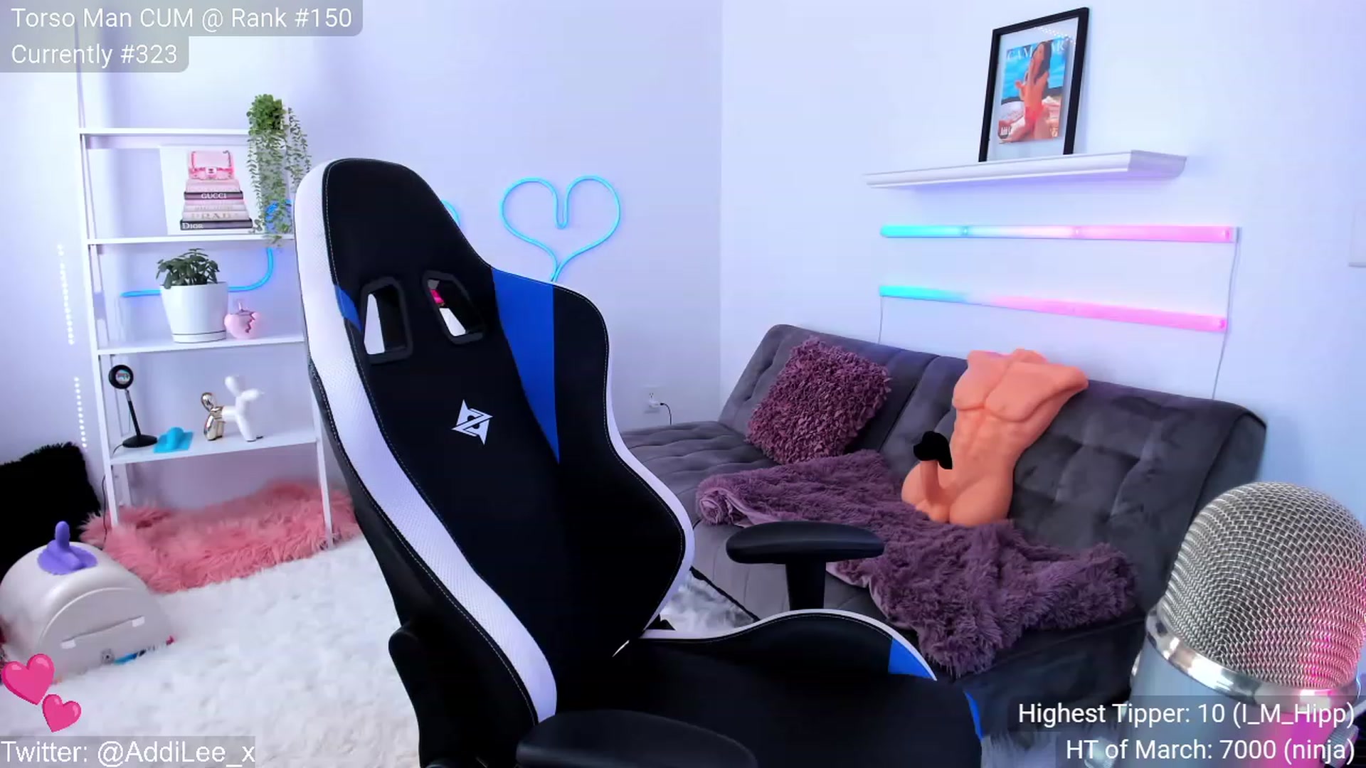 Gallery image thumbnail from AddiLee's myfreecams stream on, 03/08/2023, 22:56 image 2 of 20