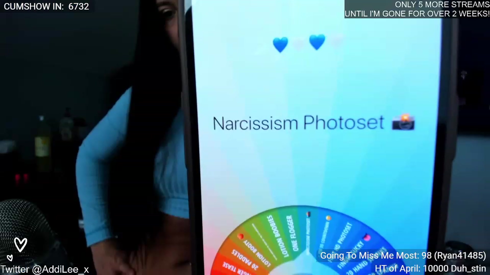 Gallery image thumbnail from AddiLee's myfreecams stream on, 04/27/2023, 19:19 image 5 of 20