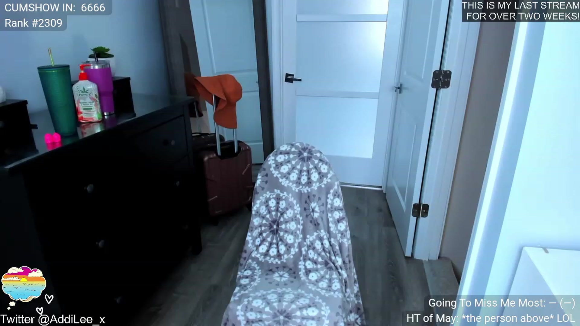 Gallery image thumbnail from AddiLee's myfreecams stream on, 05/01/2023, 18:53 image 6 of 20