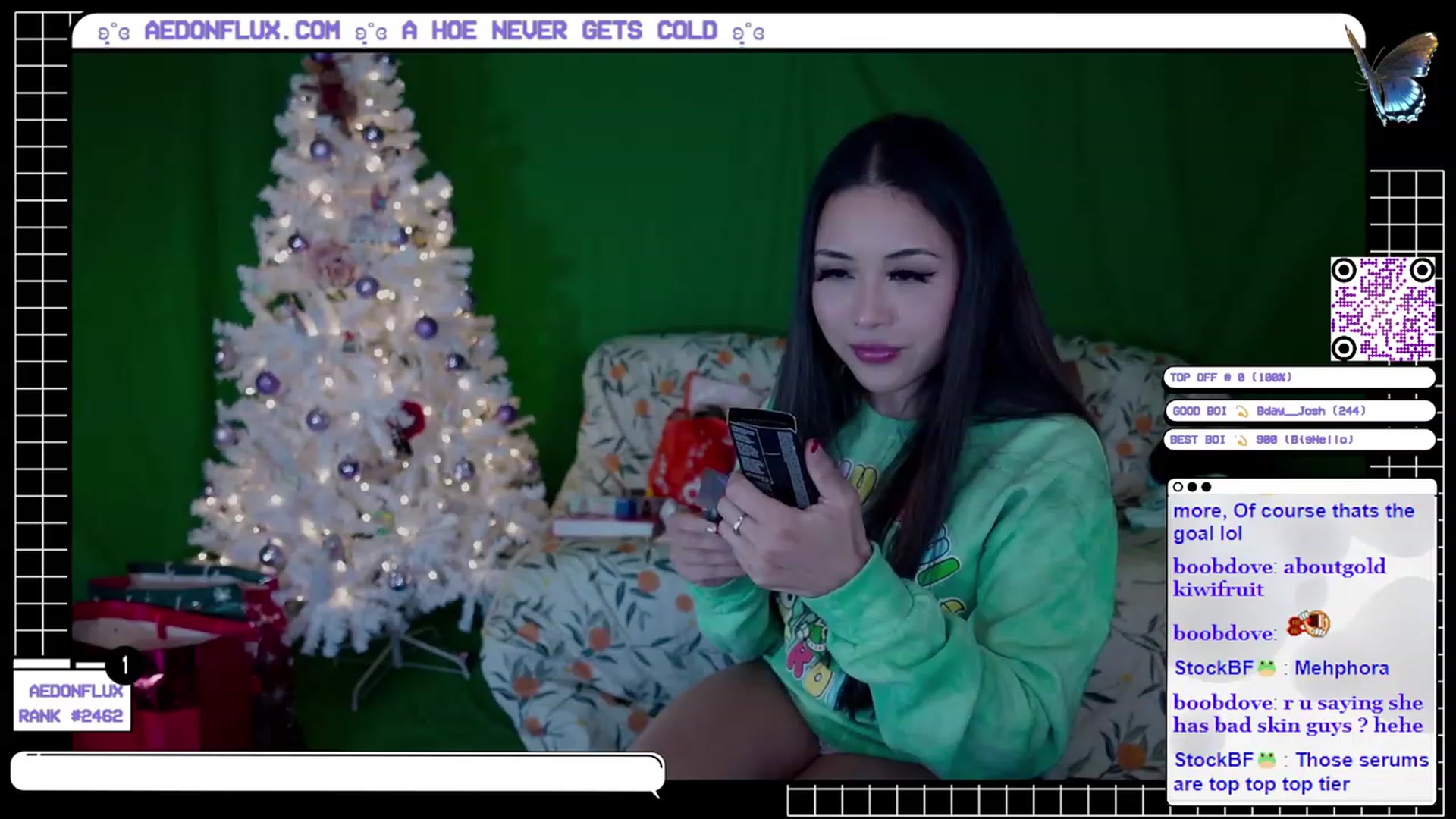 Gallery image thumbnail from AedonFlux's myfreecams stream on, 12/25/2022, 07:52 image 19 of 20