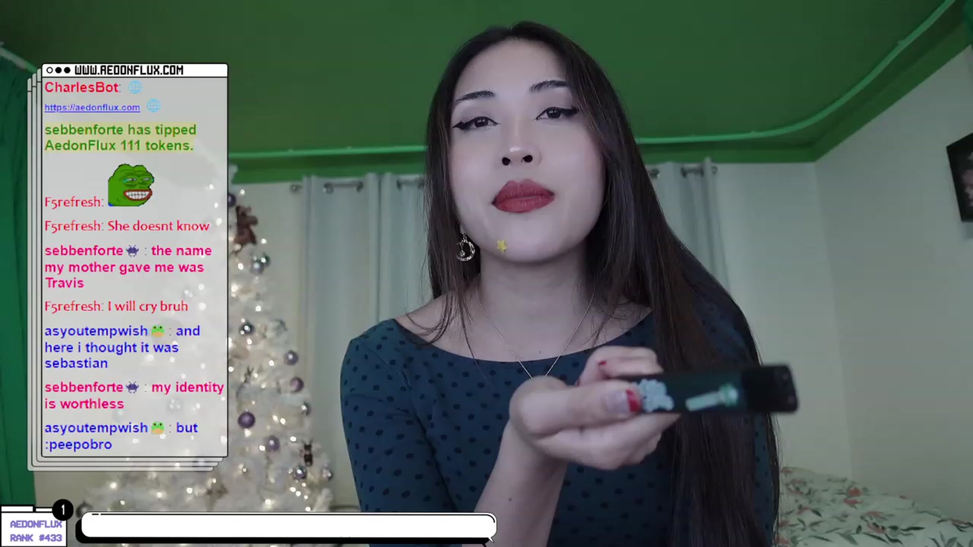 Gallery image thumbnail from AedonFlux's myfreecams stream on, 01/13/2023, 08:14 image 6 of 20