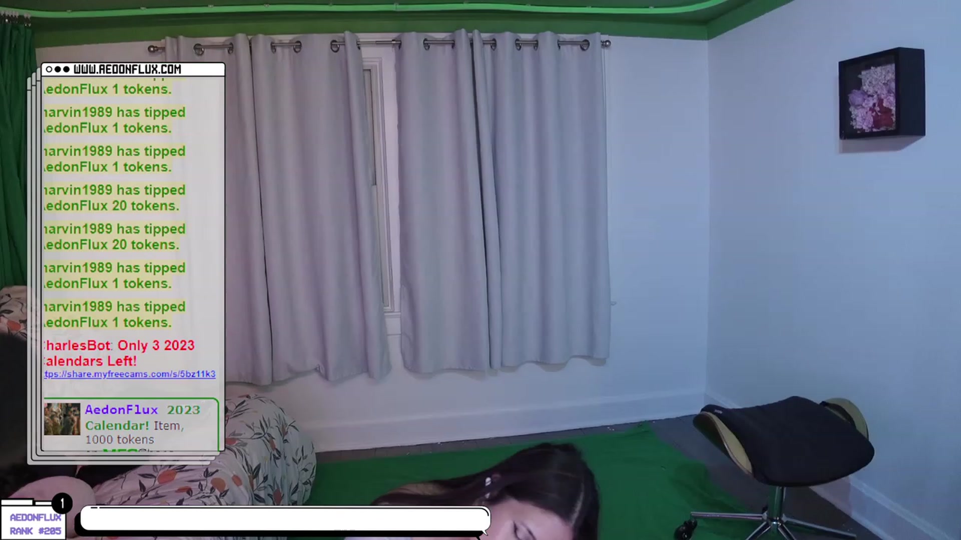Gallery image thumbnail from AedonFlux's myfreecams stream on, 01/27/2023, 05:50 image 10 of 20