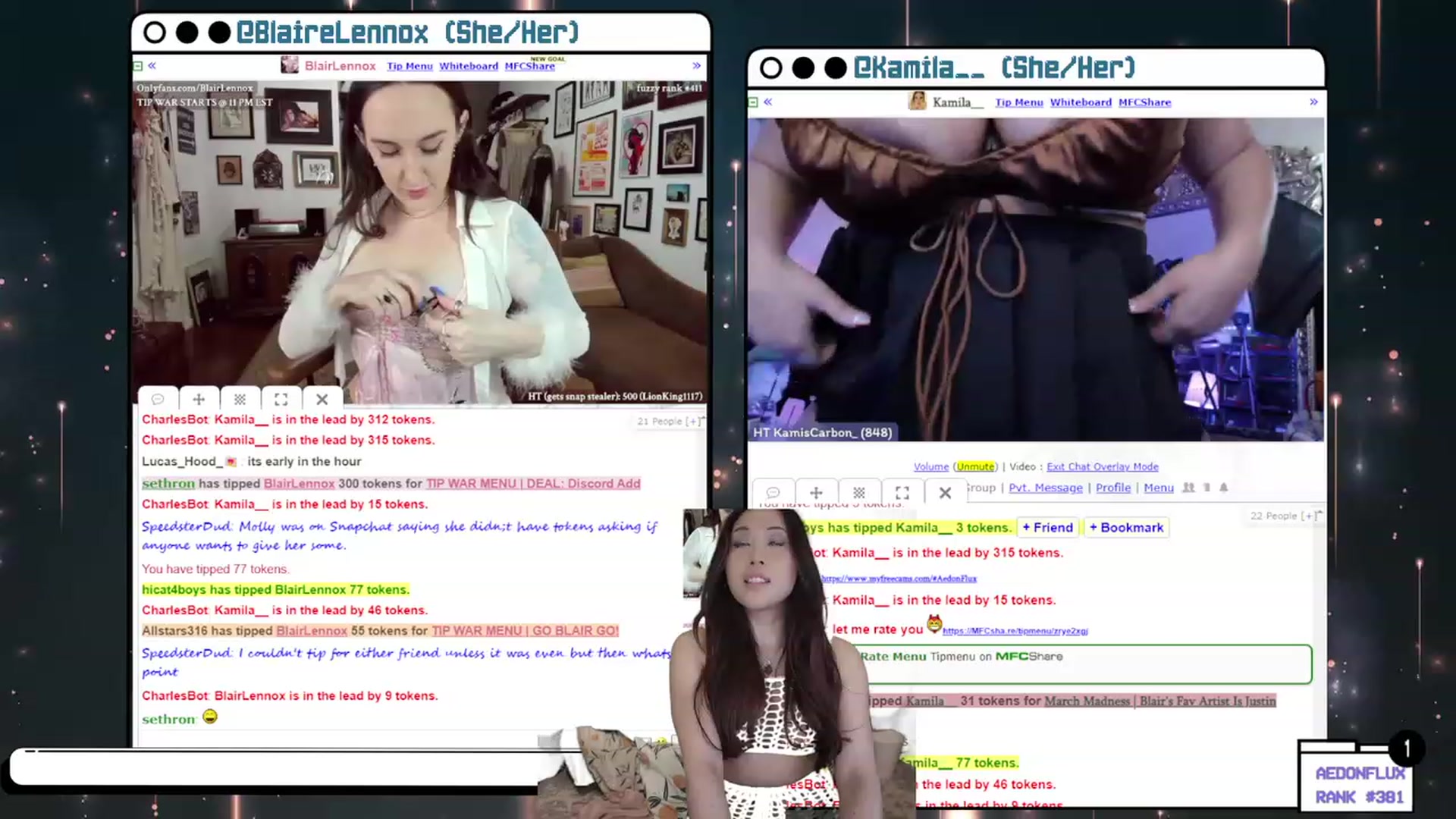 Gallery image thumbnail from AedonFlux's myfreecams stream on, 03/11/2023, 06:12 image 2 of 20