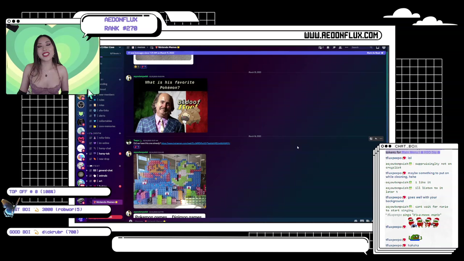 Gallery image thumbnail from AedonFlux's myfreecams stream on, 03/18/2023, 09:20 image 6 of 20