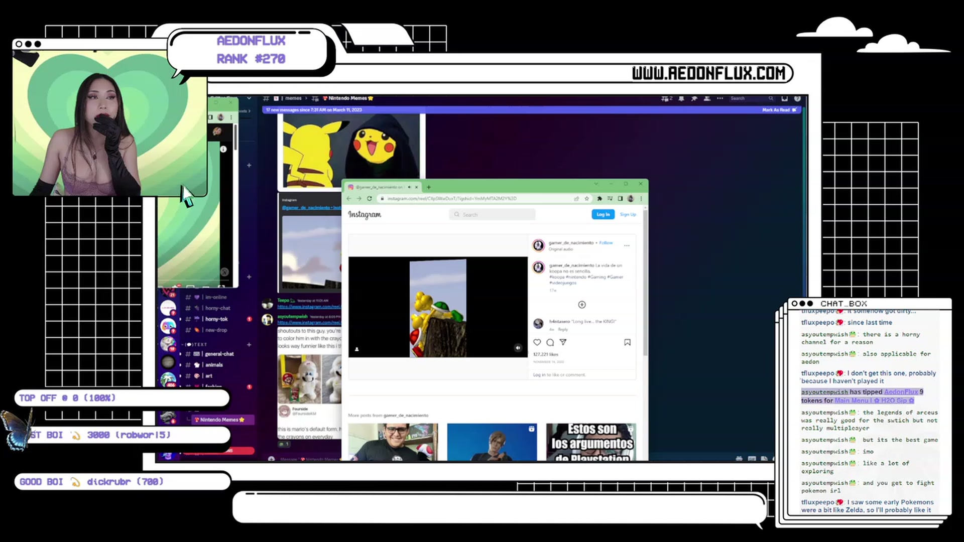 Gallery image thumbnail from AedonFlux's myfreecams stream on, 03/18/2023, 09:20 image 7 of 20
