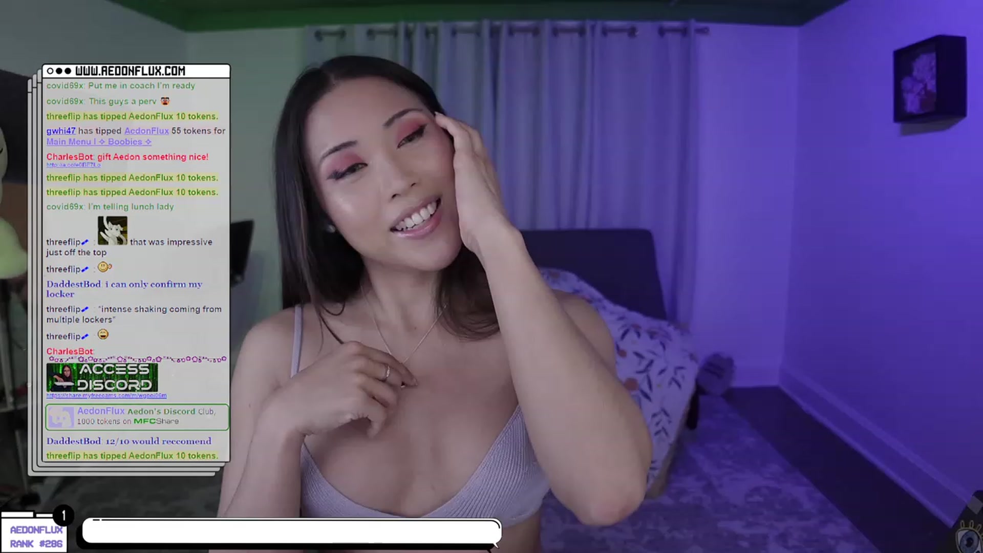Gallery image thumbnail from AedonFlux's myfreecams stream on, 03/24/2023, 06:48 image 1 of 20