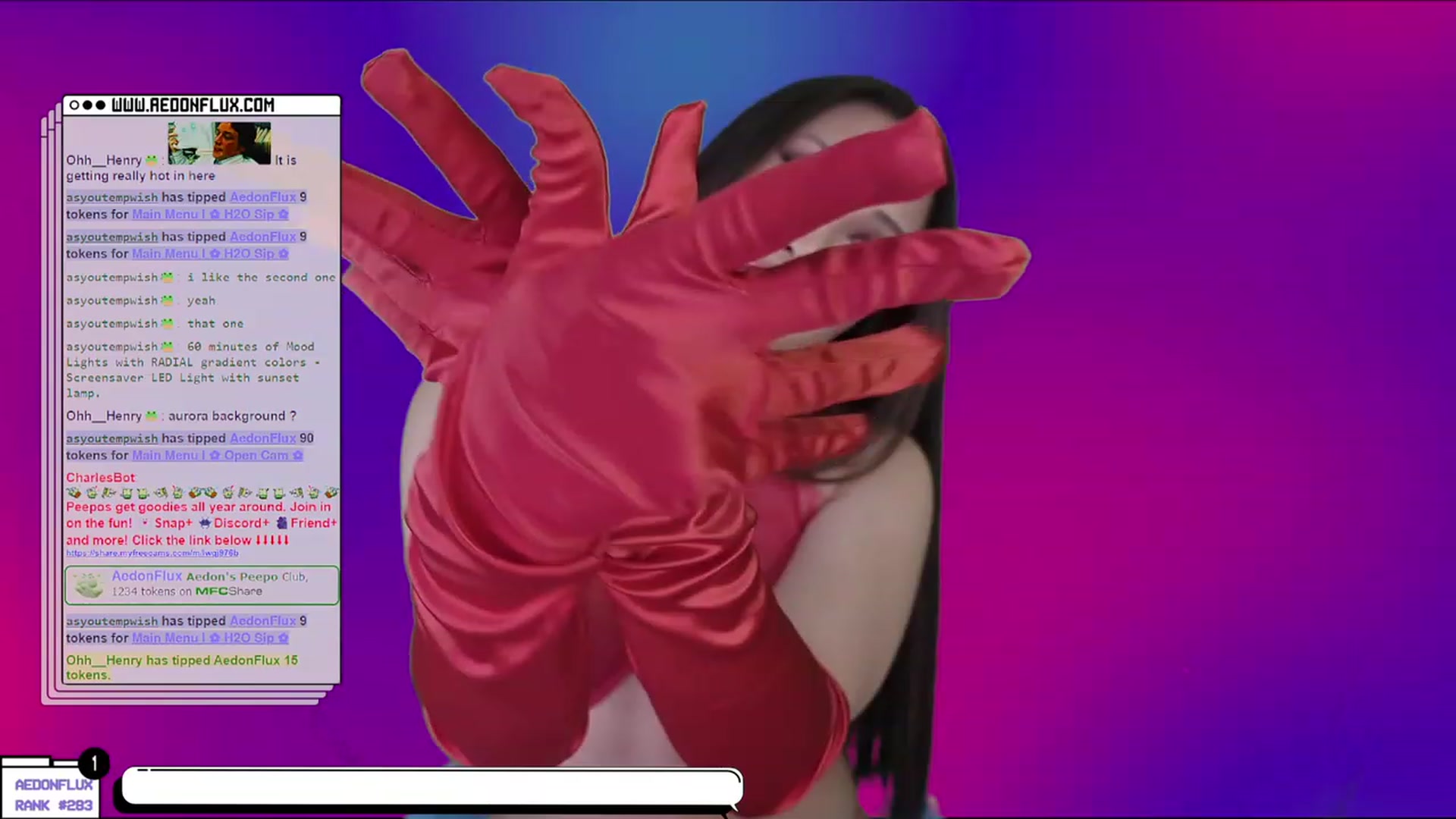 Gallery image thumbnail from AedonFlux's myfreecams stream on, 03/25/2023, 05:14 image 14 of 20