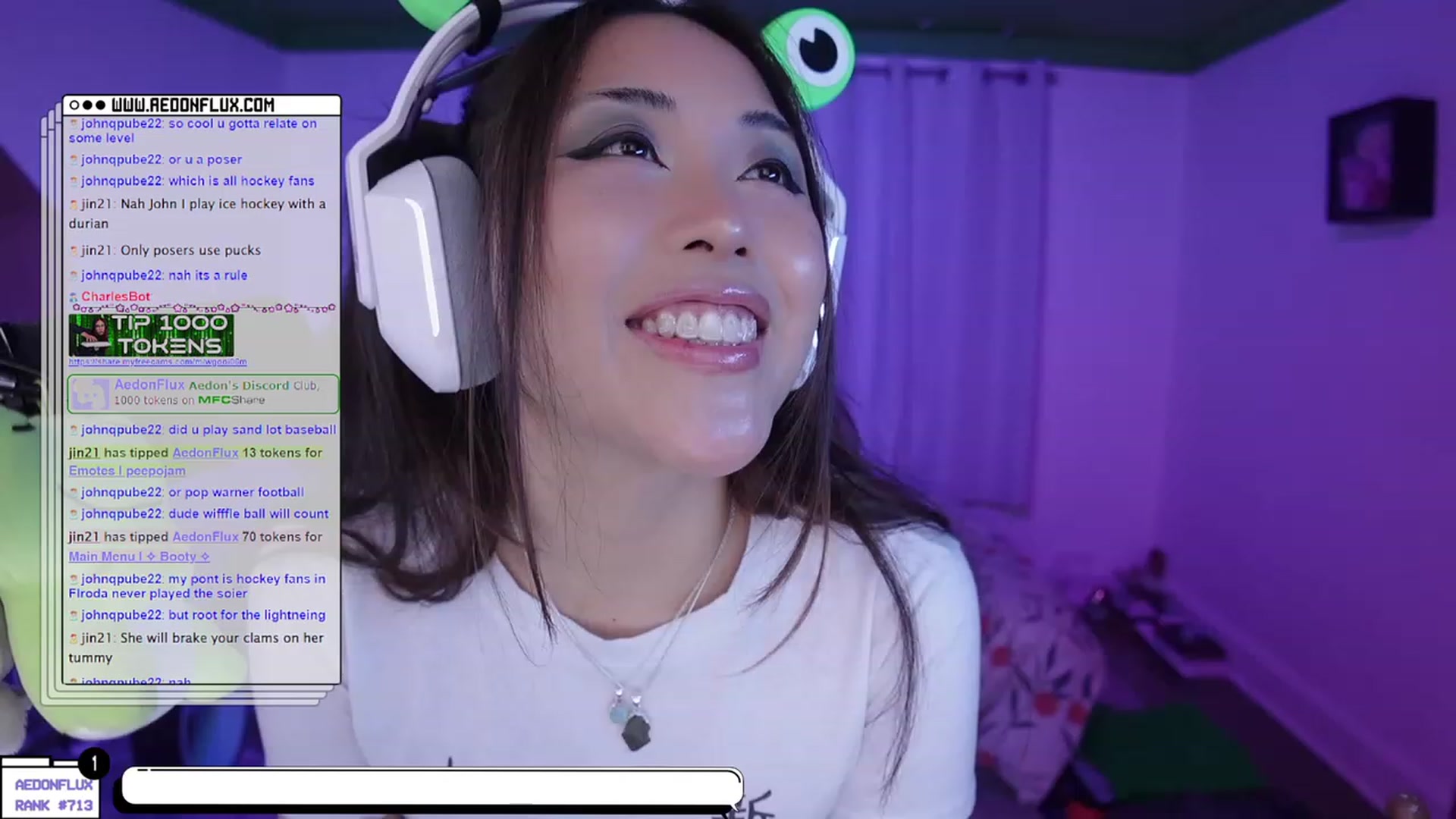 Gallery image thumbnail from AedonFlux's myfreecams stream on, 04/20/2023, 05:36 image 7 of 20
