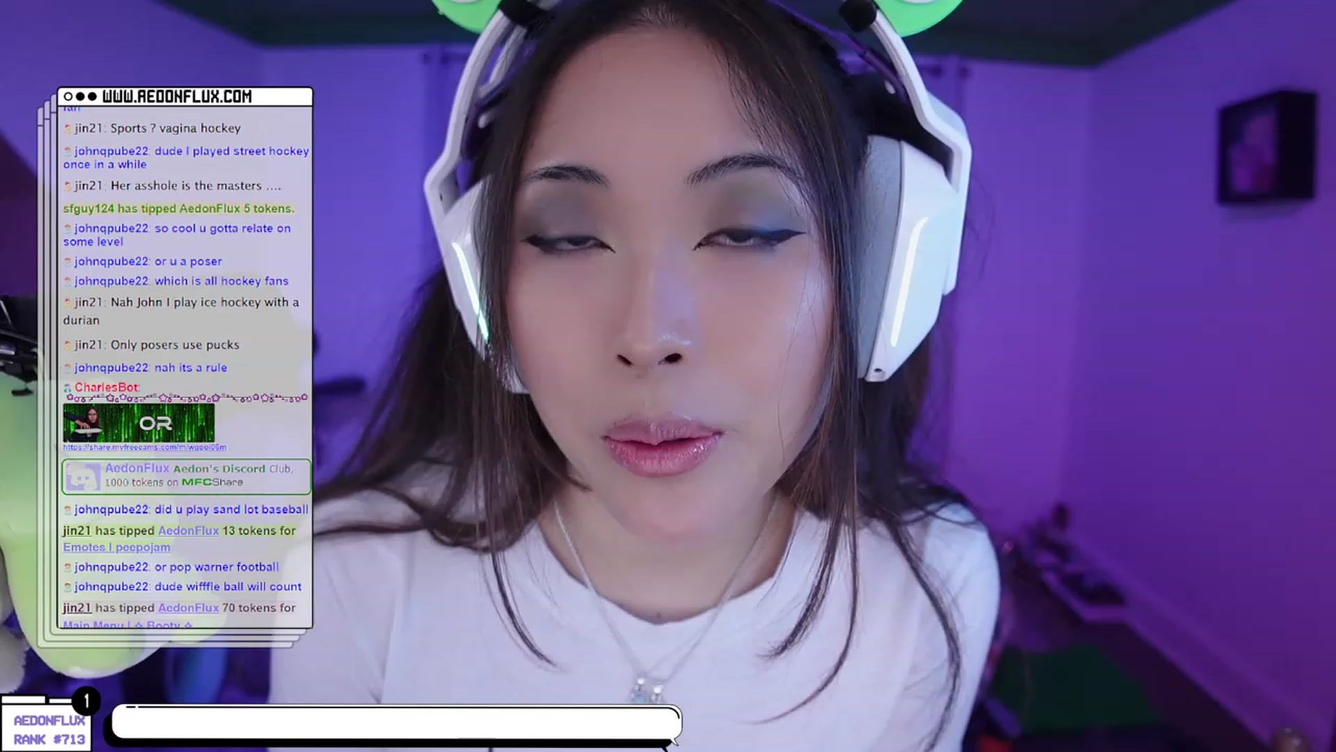 Gallery image thumbnail from AedonFlux's myfreecams stream on, 04/20/2023, 05:36 image 6 of 20