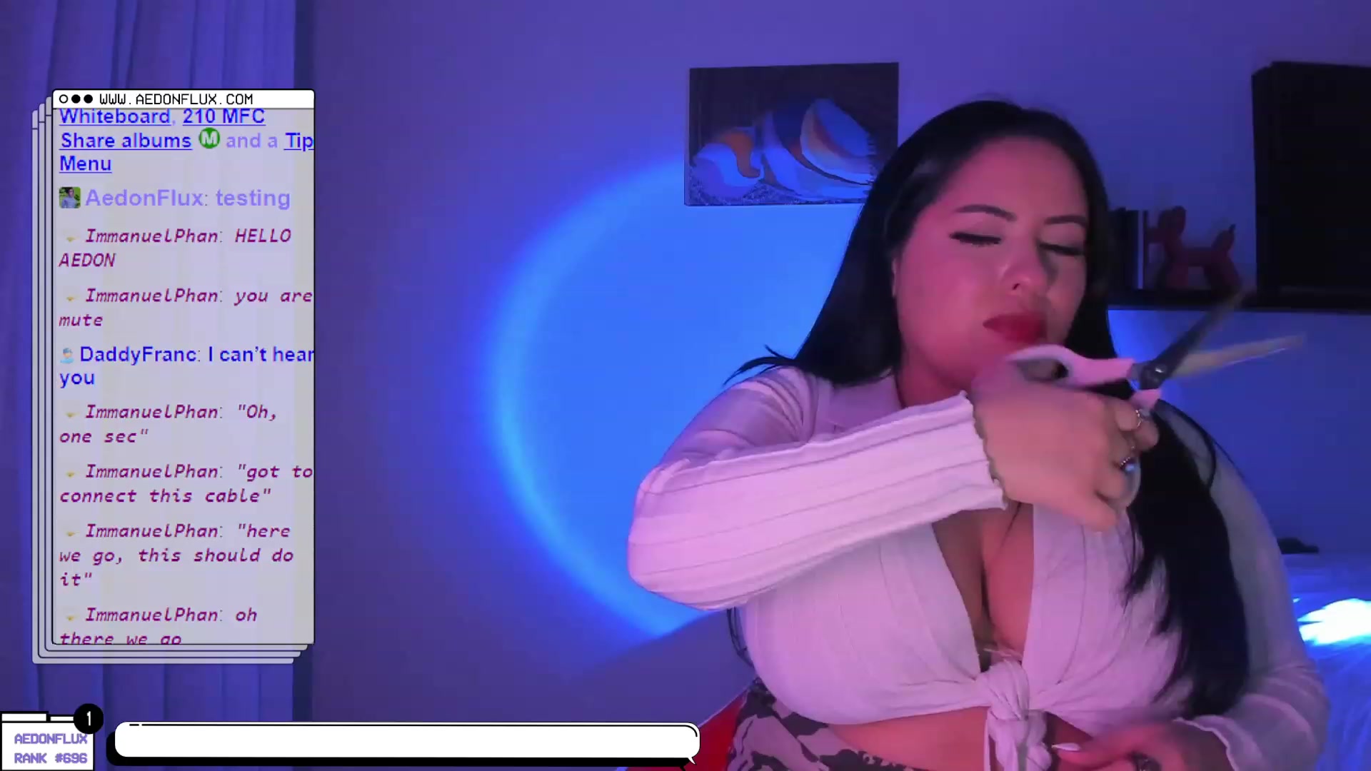 Gallery image thumbnail from AedonFlux's myfreecams stream on, 04/21/2023, 09:38 image 5 of 20