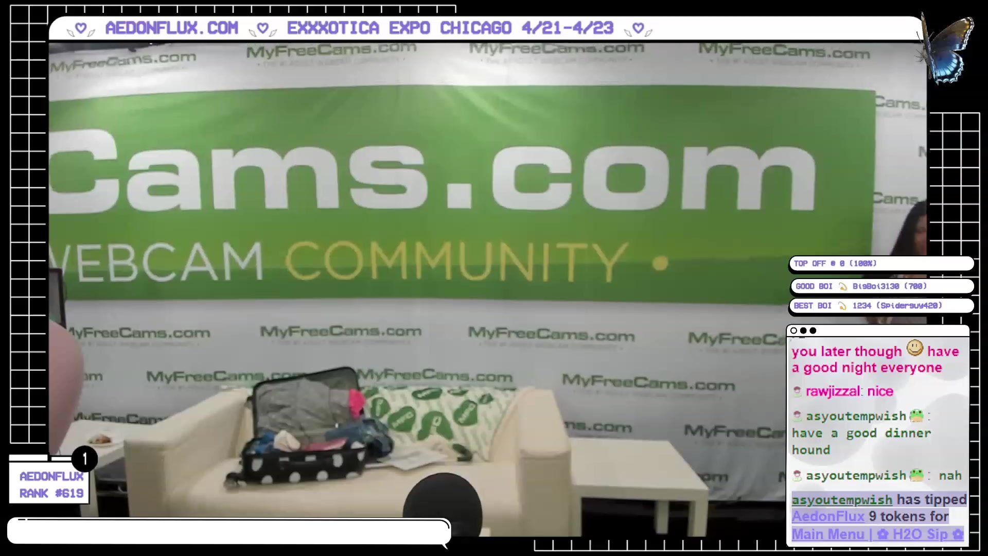 Gallery image thumbnail from AedonFlux's myfreecams stream on, 04/22/2023, 03:11 image 6 of 20
