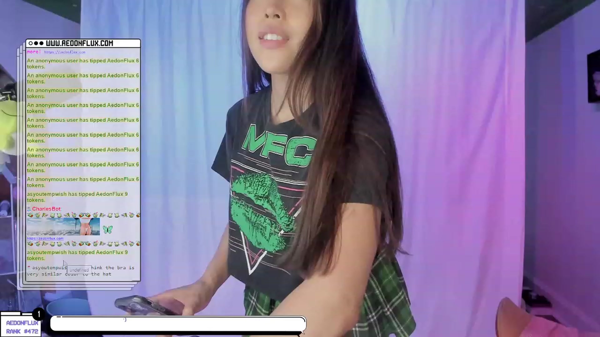Gallery image thumbnail from AedonFlux's myfreecams stream on, 04/28/2023, 06:49 image 12 of 20