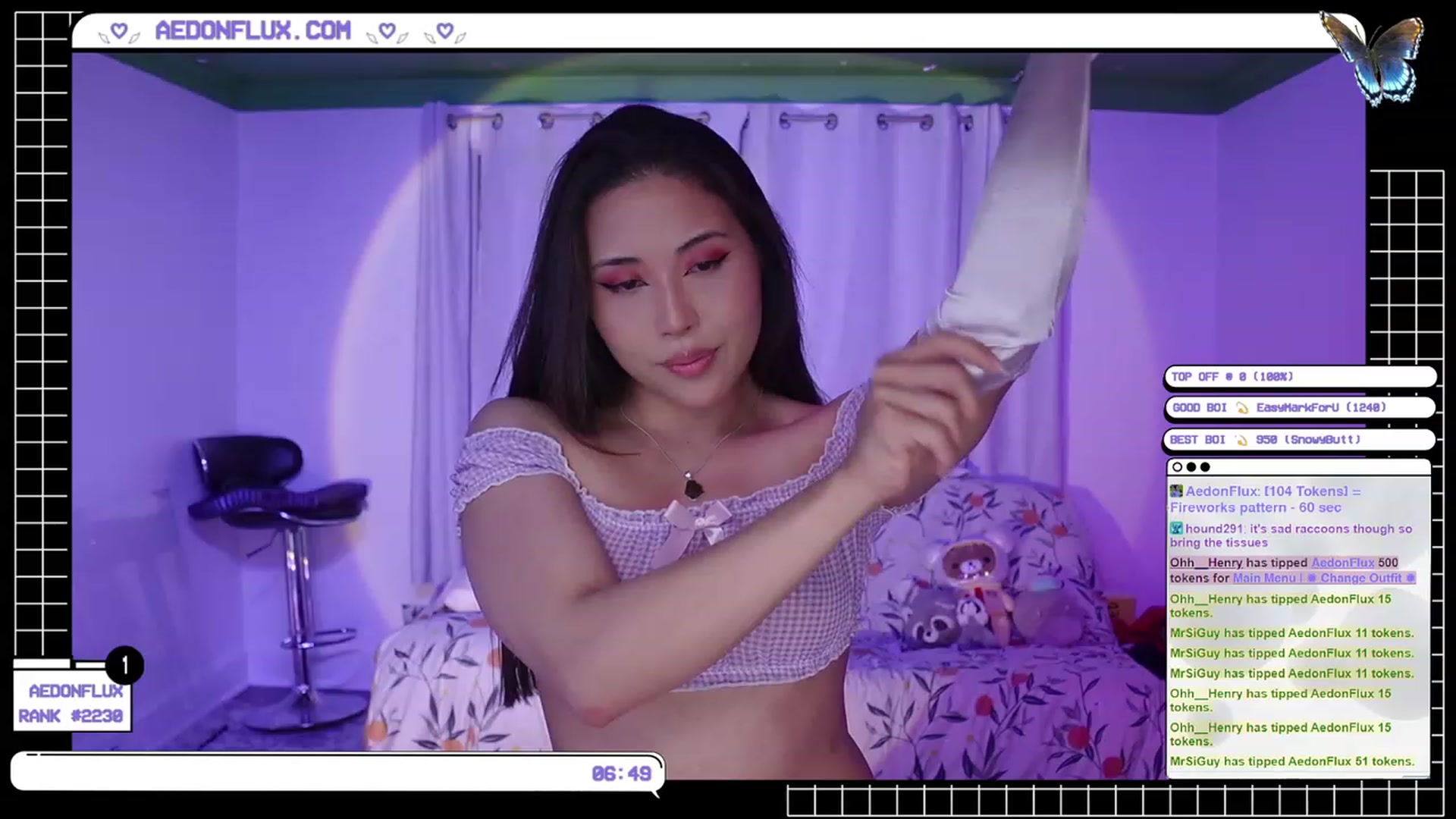 Gallery image thumbnail from AedonFlux's myfreecams stream on, 05/06/2023, 06:44 image 5 of 20