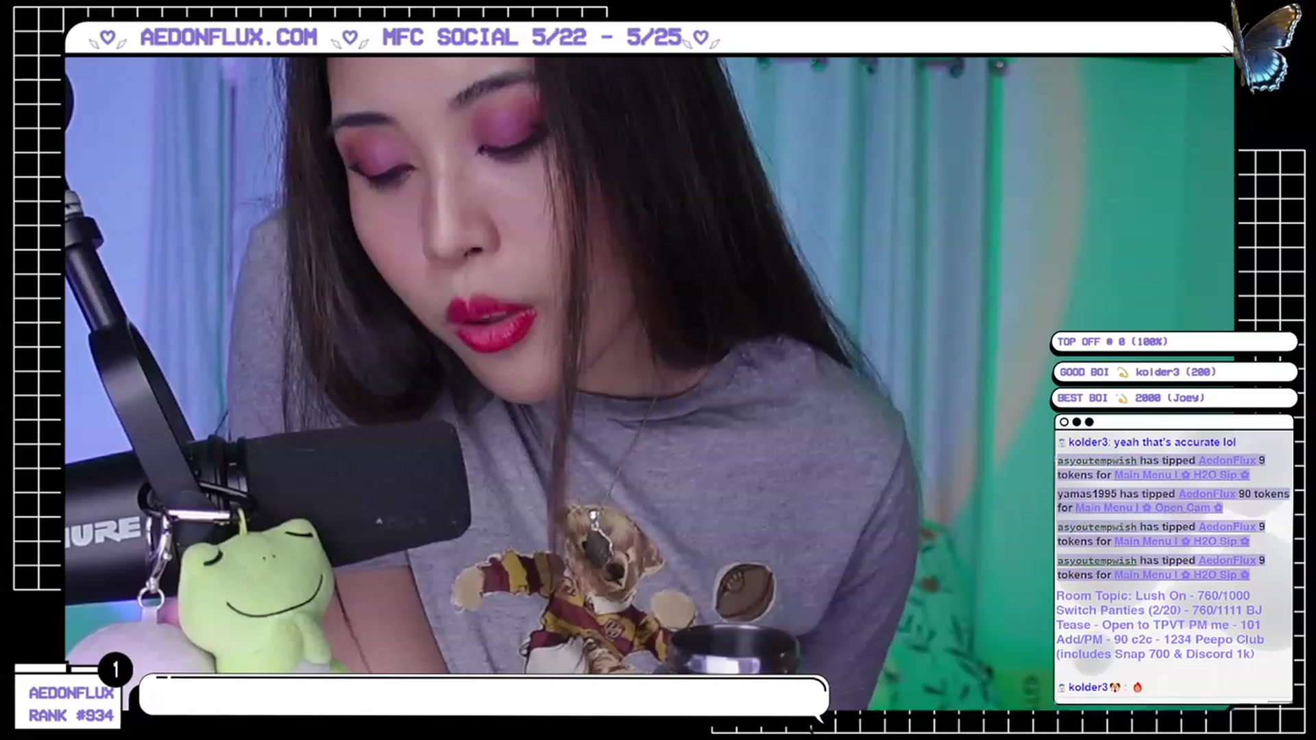 Gallery image thumbnail from AedonFlux's myfreecams stream on, 05/20/2023, 07:26 image 6 of 20